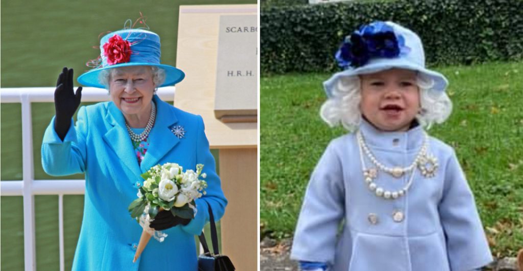 Two-year-old girl dresses up as Queen Elizabeth, then gets a thank you letter from Buckingham Palace