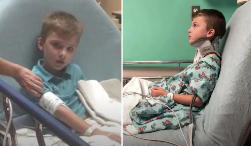 Little boy beaten so bad he goes to hospital with brain injury, police say bullies won’t be charged!