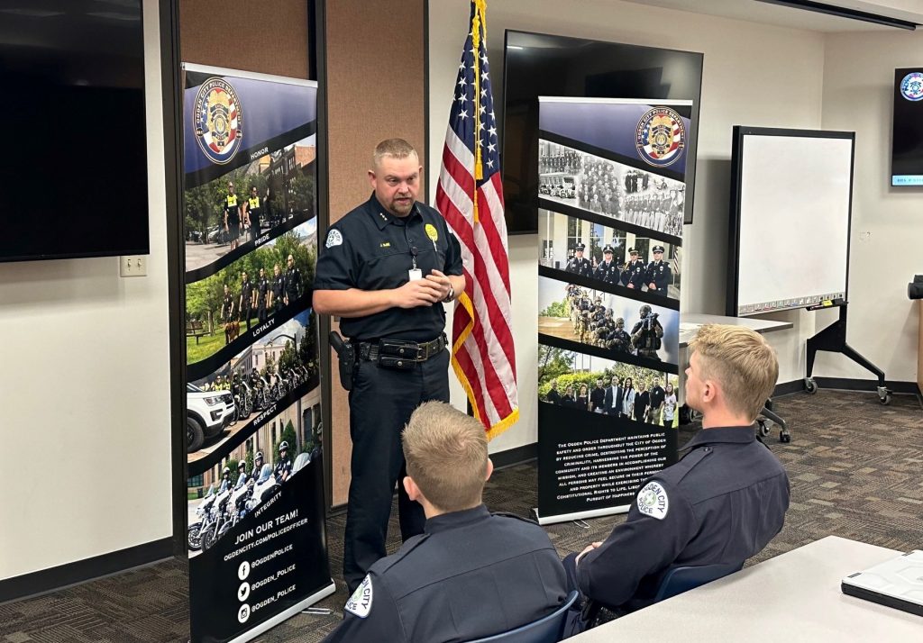 Ogden Police Department welcomed the newest members of the Law Enforcement family