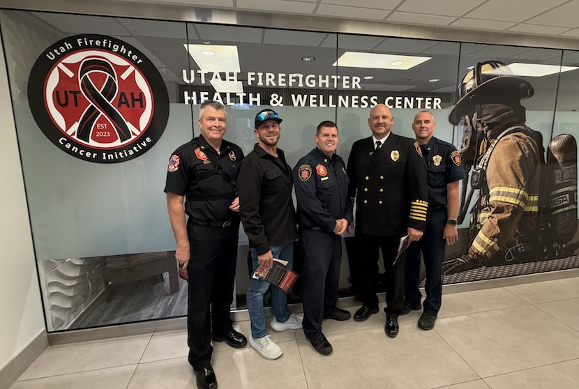 Ogden Fire joins grand opening of Utah Firefighter Health & Wellness Center