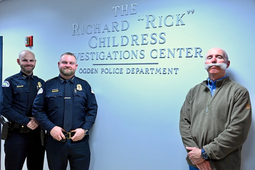 Investigation center renamed as Ogden police department celebrates 46-year career